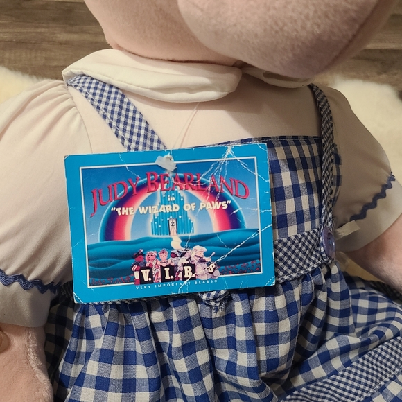 Vintage 1993 VIB Very Important Bear Judy Bearland Garland - Picture 8 of 11
